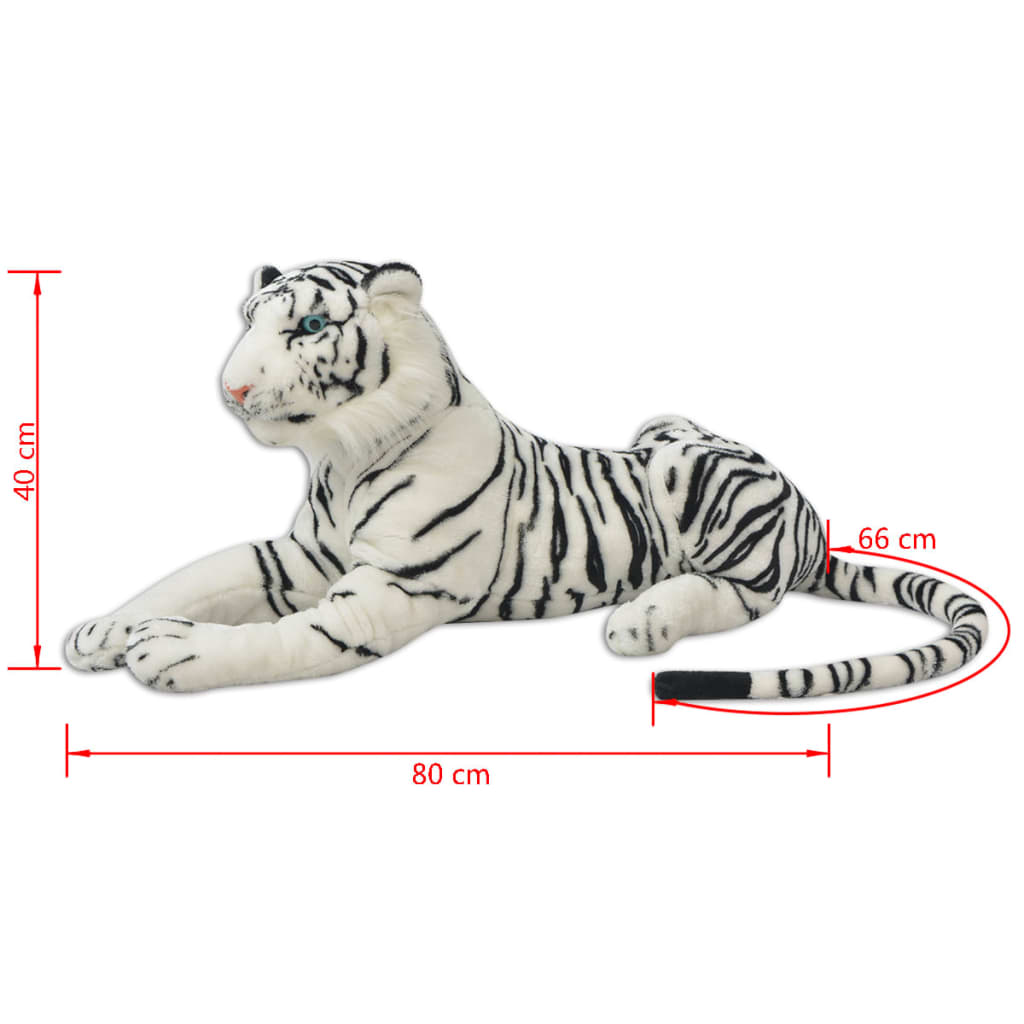 Plišani tigar bijeli XXL
