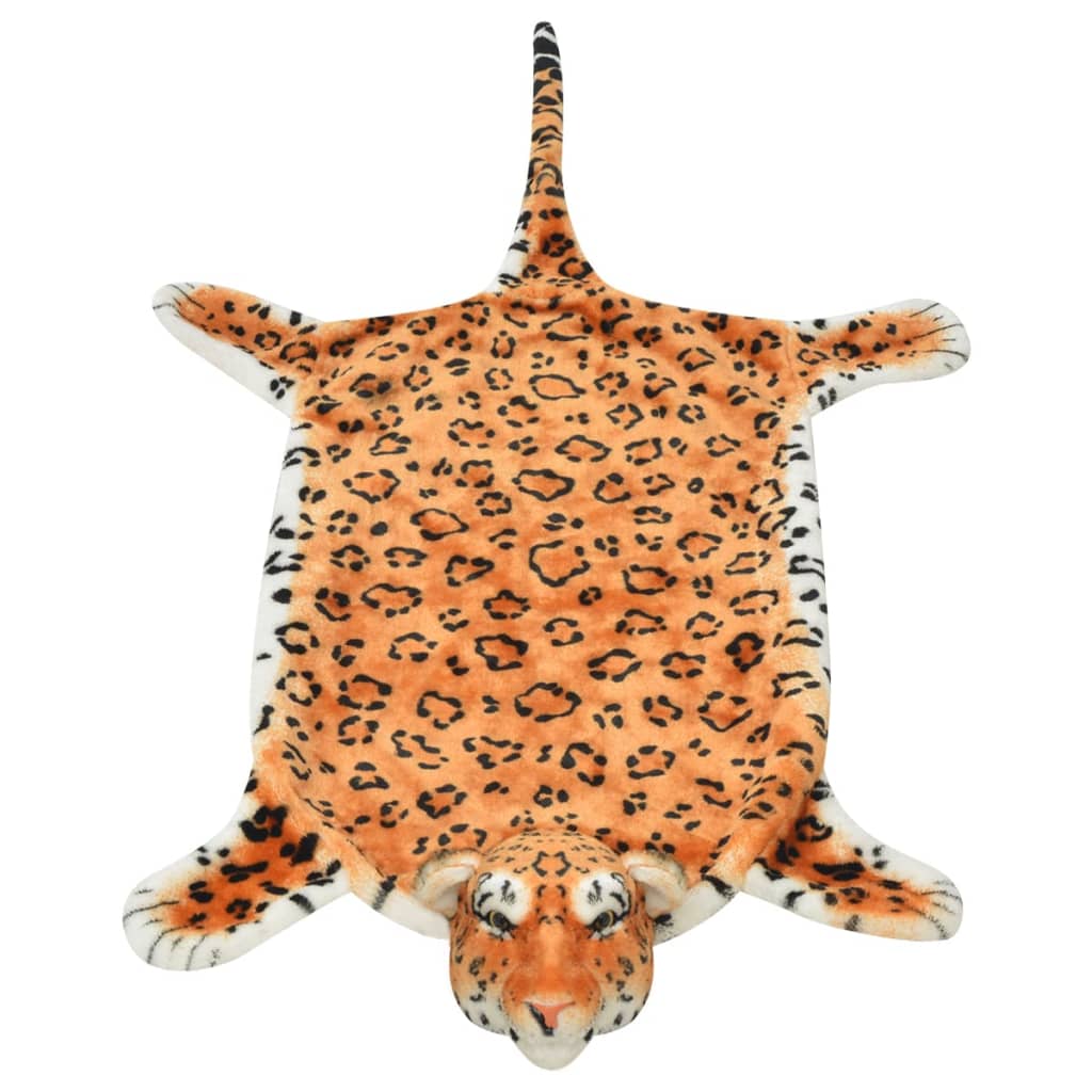 Tepih Leopard od Pliša 139 cm Smeđi