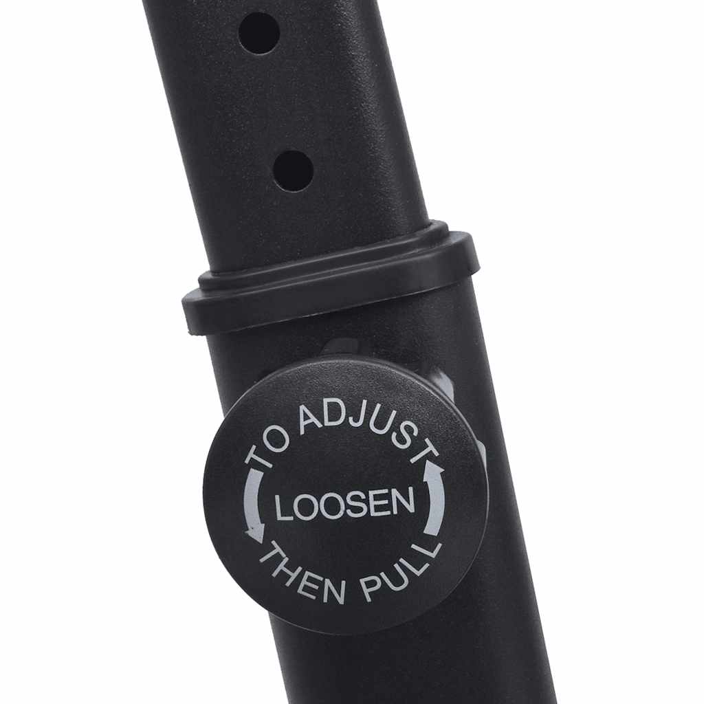 Sobni bicikl za vježbanje sa senzorima pulsa crno-crveni
