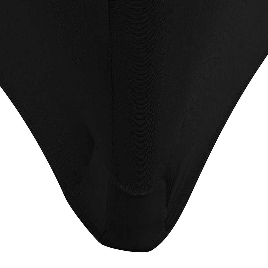 Rastezljiva Navlaka za Stol 2 kom 183x76x74 cm Crna