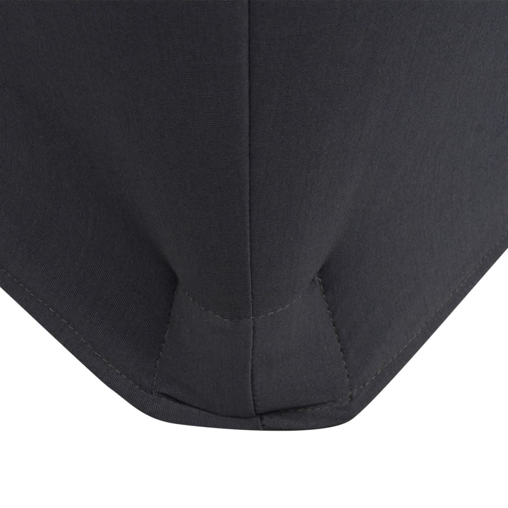 Rastezljiva Navlaka za Stol 2 kom 120x60,5x74 cm Antracit
