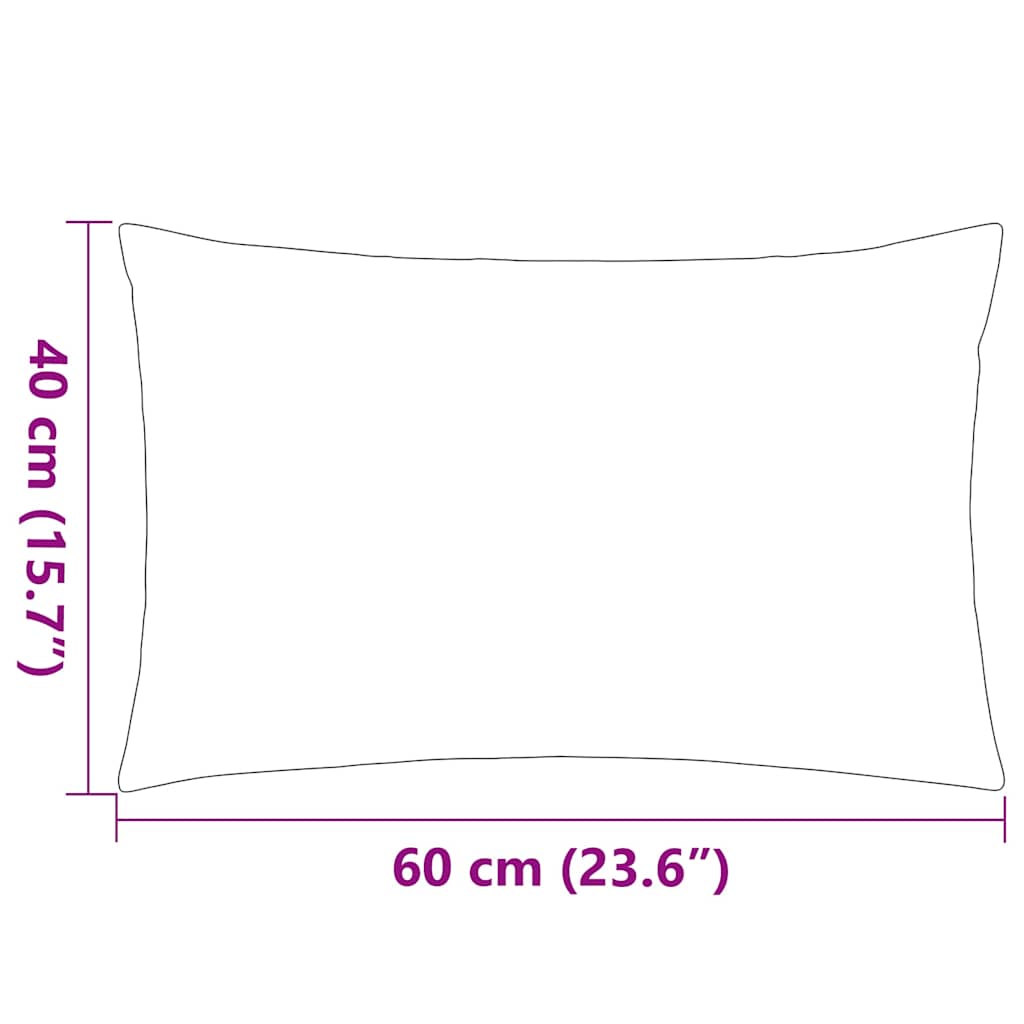 Vrtni jastuci 4 kom 60 x 40 cm zeleni