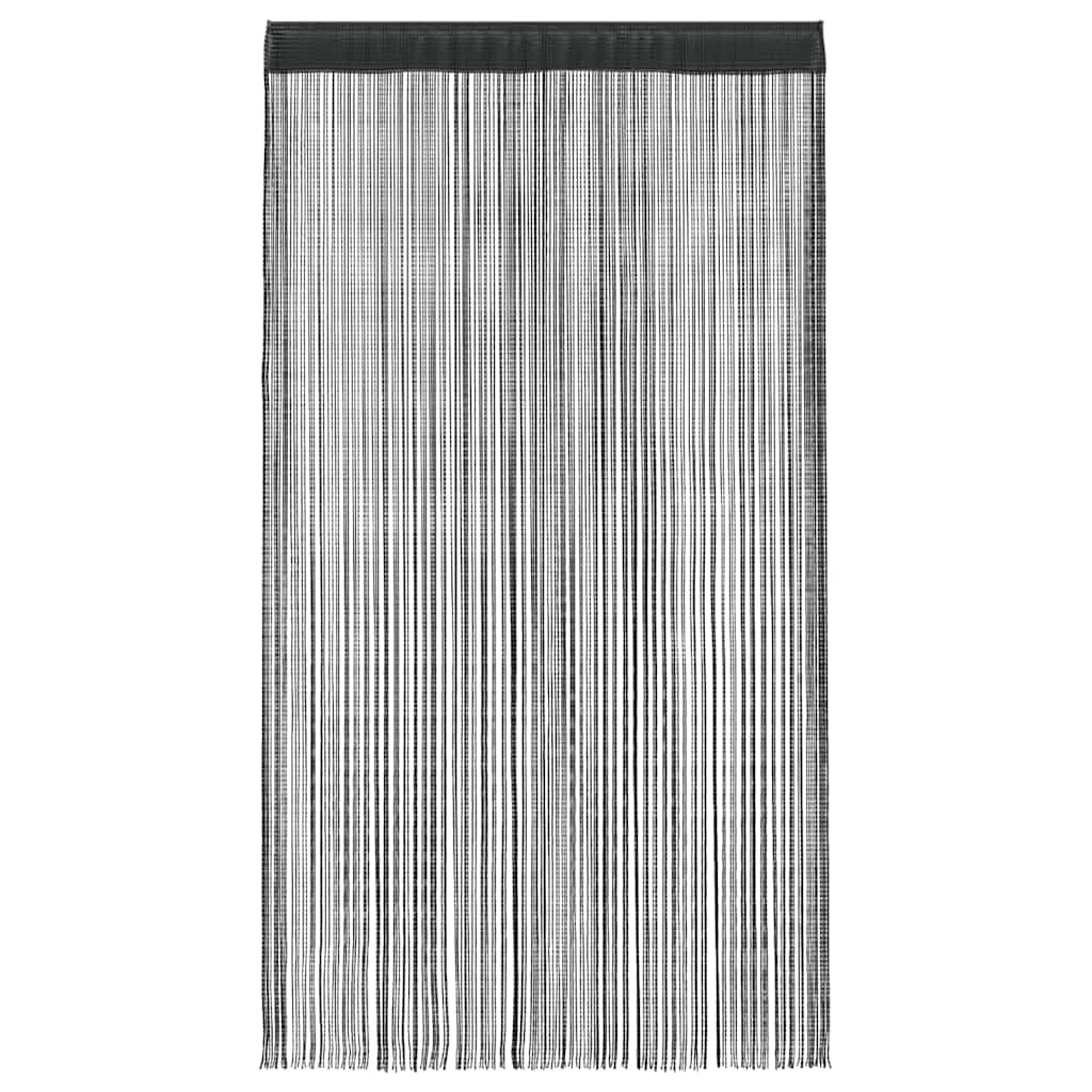 Končane Zavjese 2 kom 100x250 cm Crne
