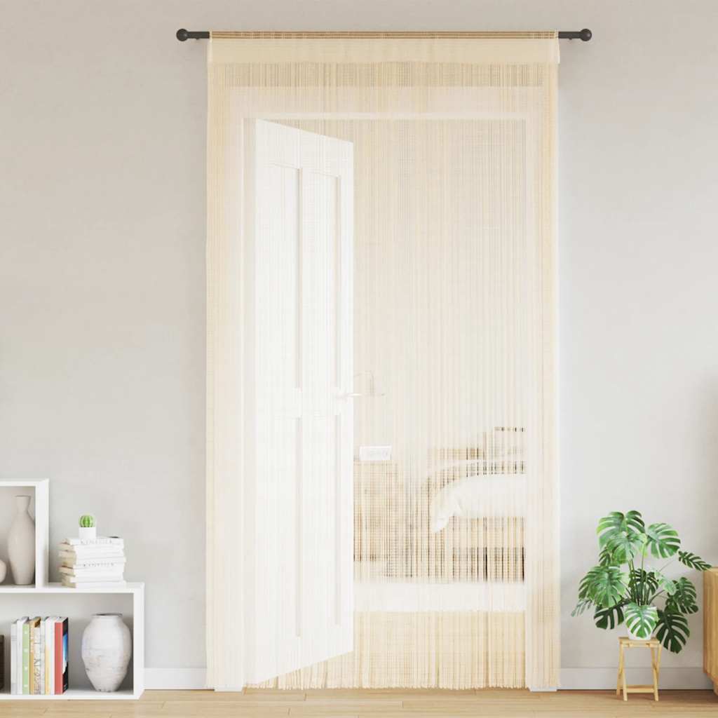 Končane Zavjese 2 kom 100x250 cm Krem