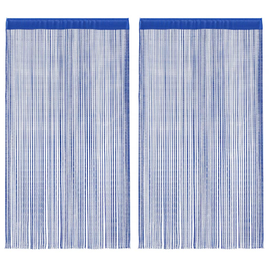 Končane Zavjese 2 kom 140x250 cm Plave