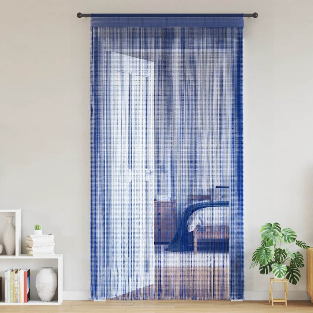 Končane Zavjese 2 kom 140x250 cm Plave