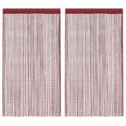 Končane Zavjese 2 kom 100x250 cm Bordo