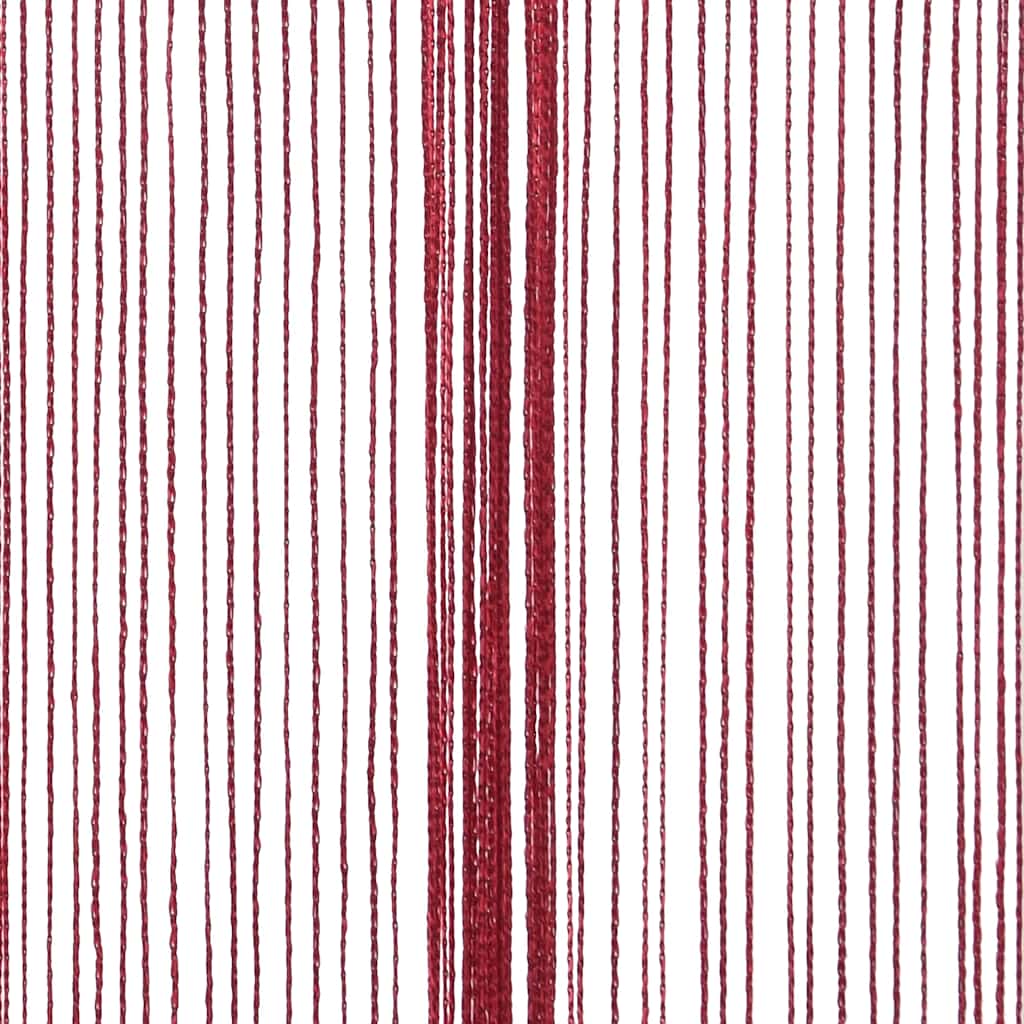 Končane Zavjese 2 kom 100x250 cm Bordo