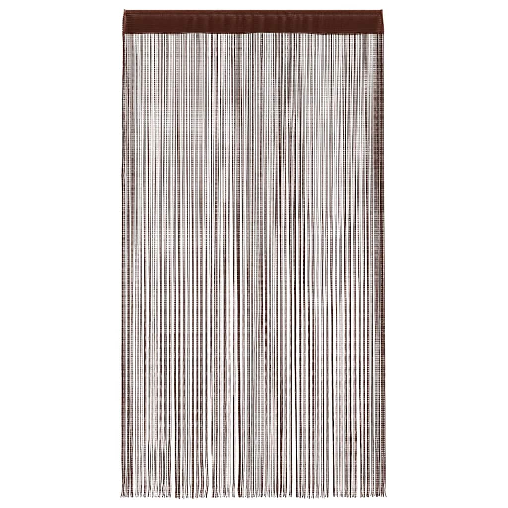 Končane Zavjese 2 kom 140x250 cm Smeđe