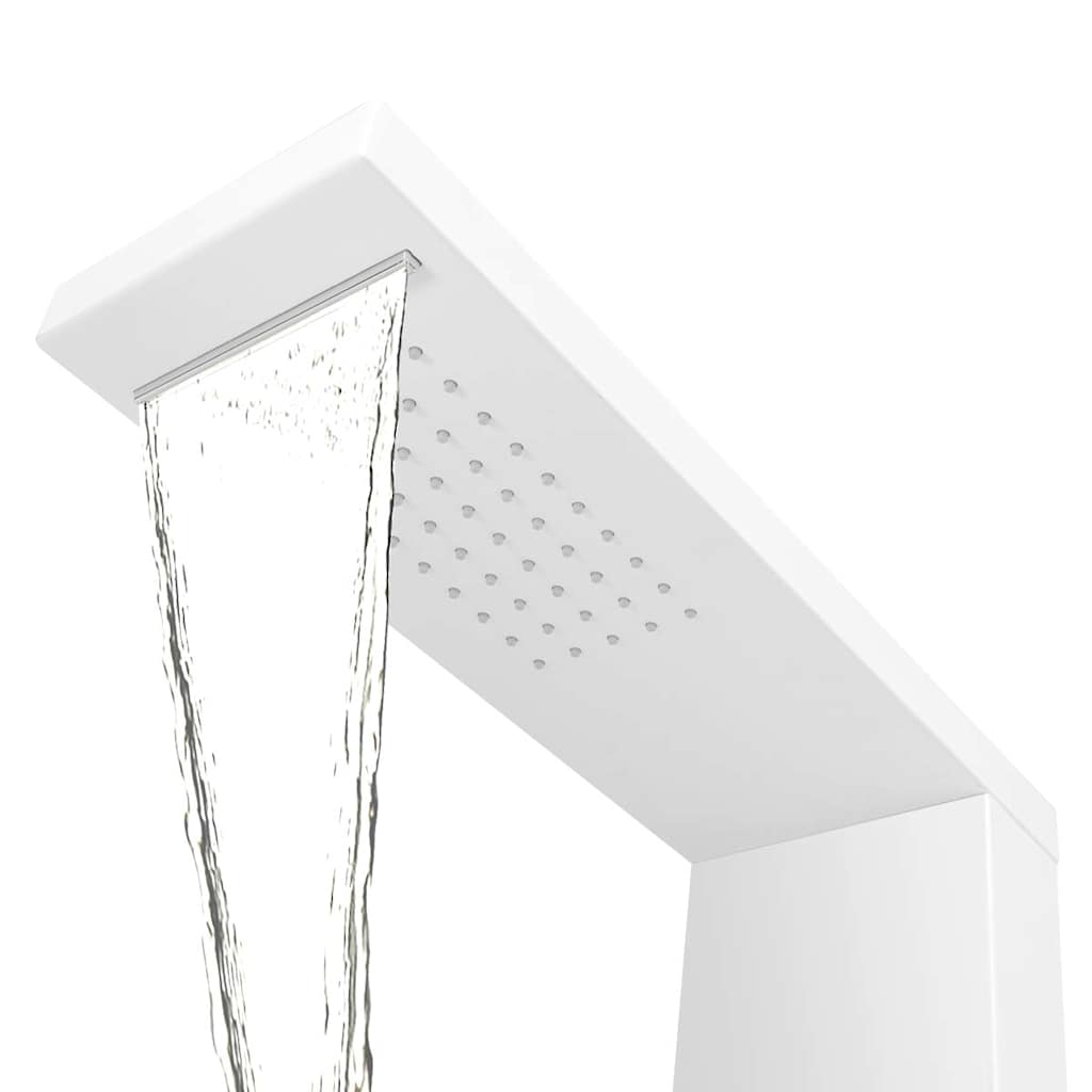 Panel Sustav za Tuširanje Aluminijski Mat bijeli