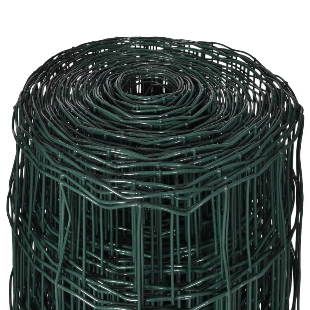 Euro ograda 25 x 1,7 m čelična zelena