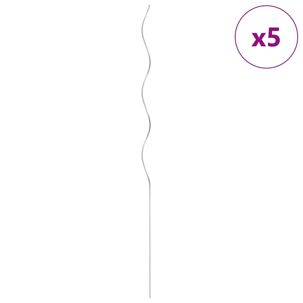 5 kom Spiralni Potporanj za Biljke 110 cm Pocinčani Čelik