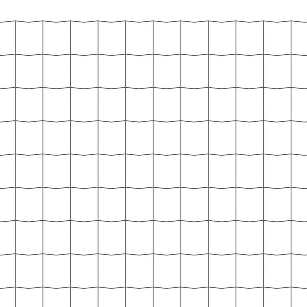 Euro ograda čelična 10 x 1 m siva