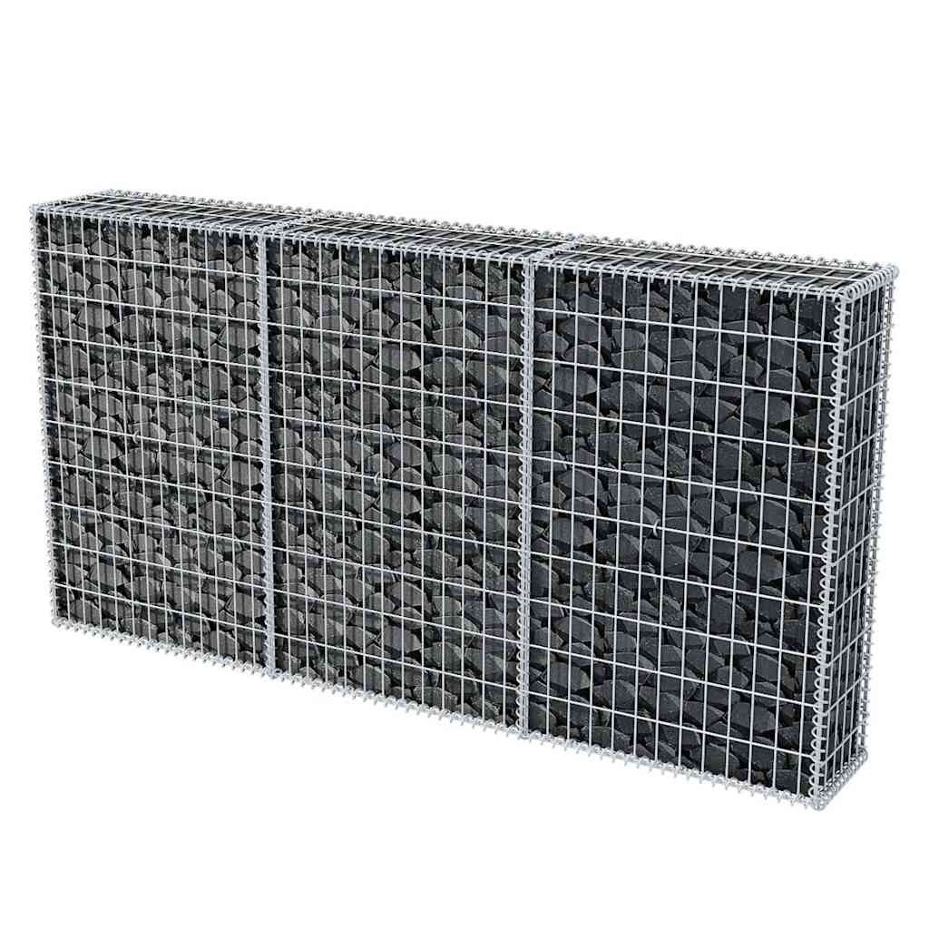 Gabionska košara od pocinčanog čelika 200 x 30 x 100 cm