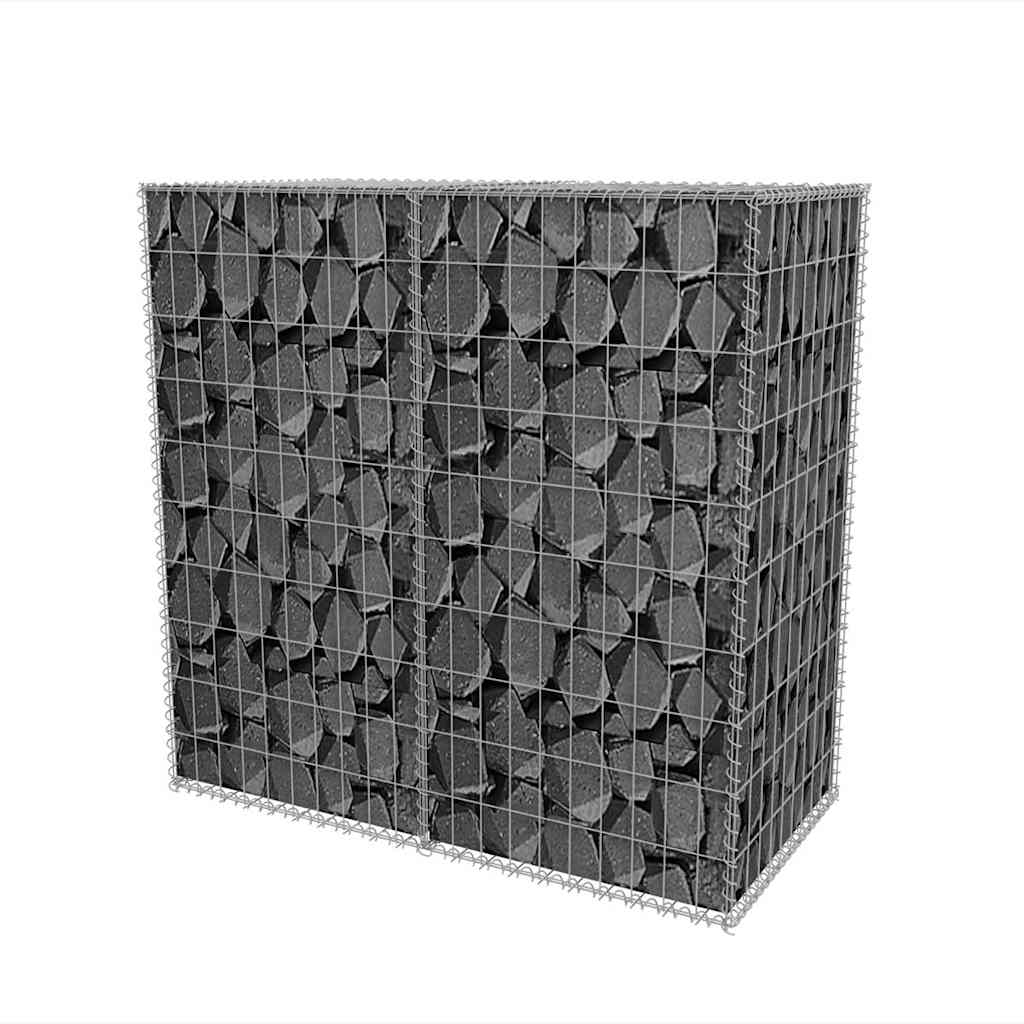 Gabionska košara od pocinčanog čelika 100 x 50 x 100 cm