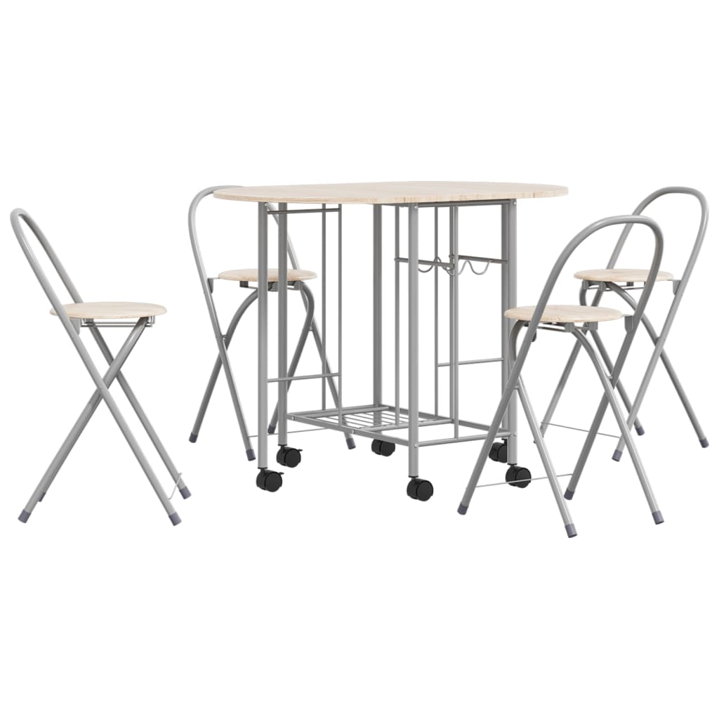5-Dijelni Blagovaonski Sklopivi Set MDF