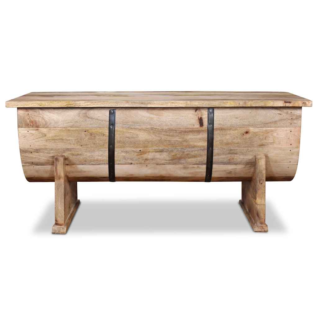 Stolić za Kavu Masivno Mango Drvo 88x50x40 cm