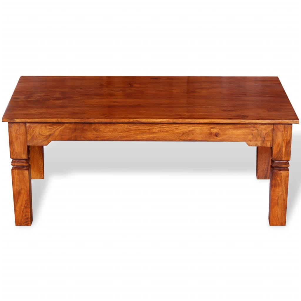 Stolić za kavu od masivnog drva 110 x 60 x 45 cm