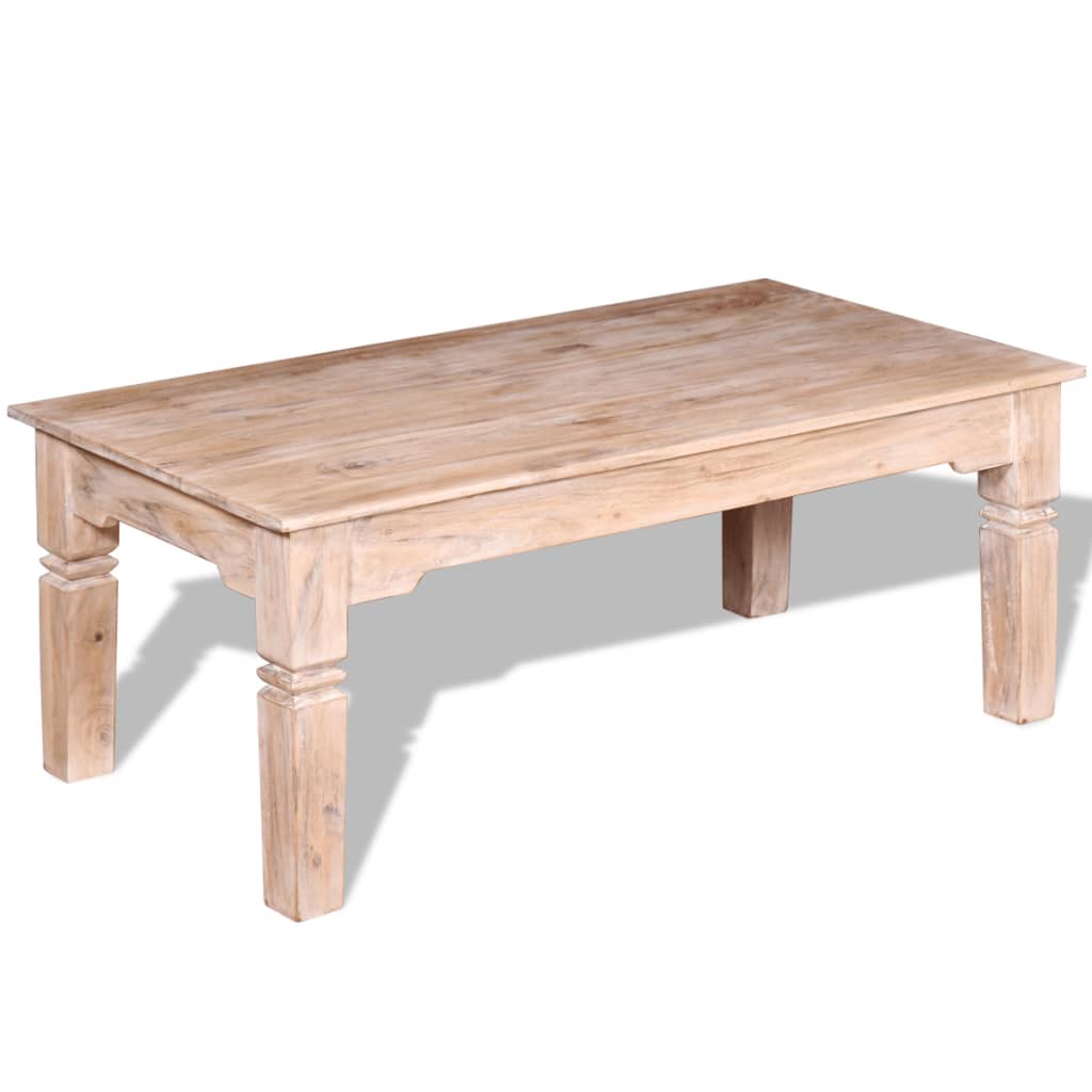 Stolić za kavu od bagremovog drva 110 x 60 x 45 cm