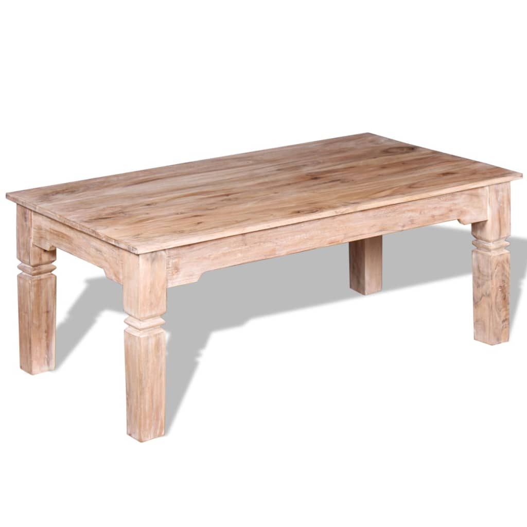 Stolić za kavu od bagremovog drva 110 x 60 x 45 cm