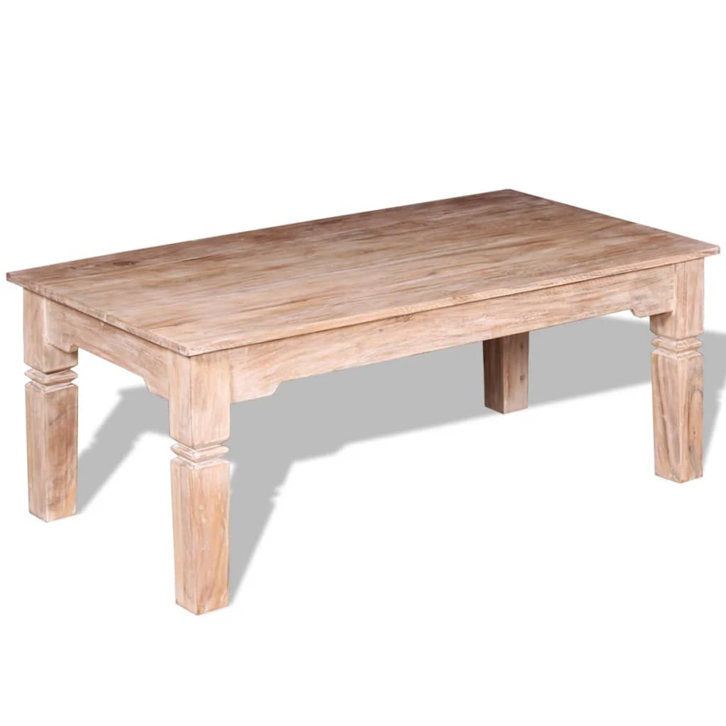Stolić za kavu od bagremovog drva 110 x 60 x 45 cm