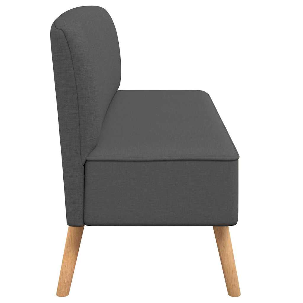Sofa 117x55,5x77 cm Tkanina Tamno Siva