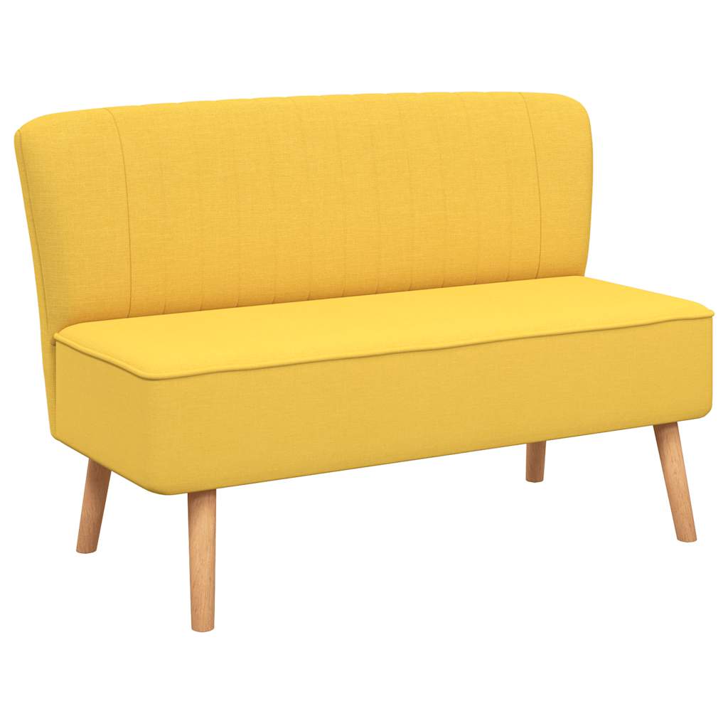 Sofa 117x55,5x77 cm Tkanina Žuta