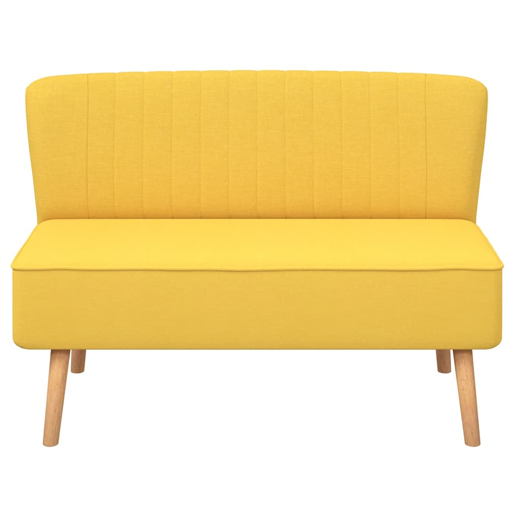Sofa 117x55,5x77 cm Tkanina Žuta