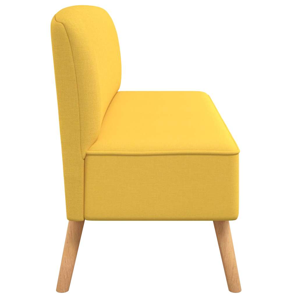 Sofa 117x55,5x77 cm Tkanina Žuta