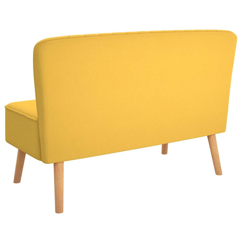 Sofa 117x55,5x77 cm Tkanina Žuta