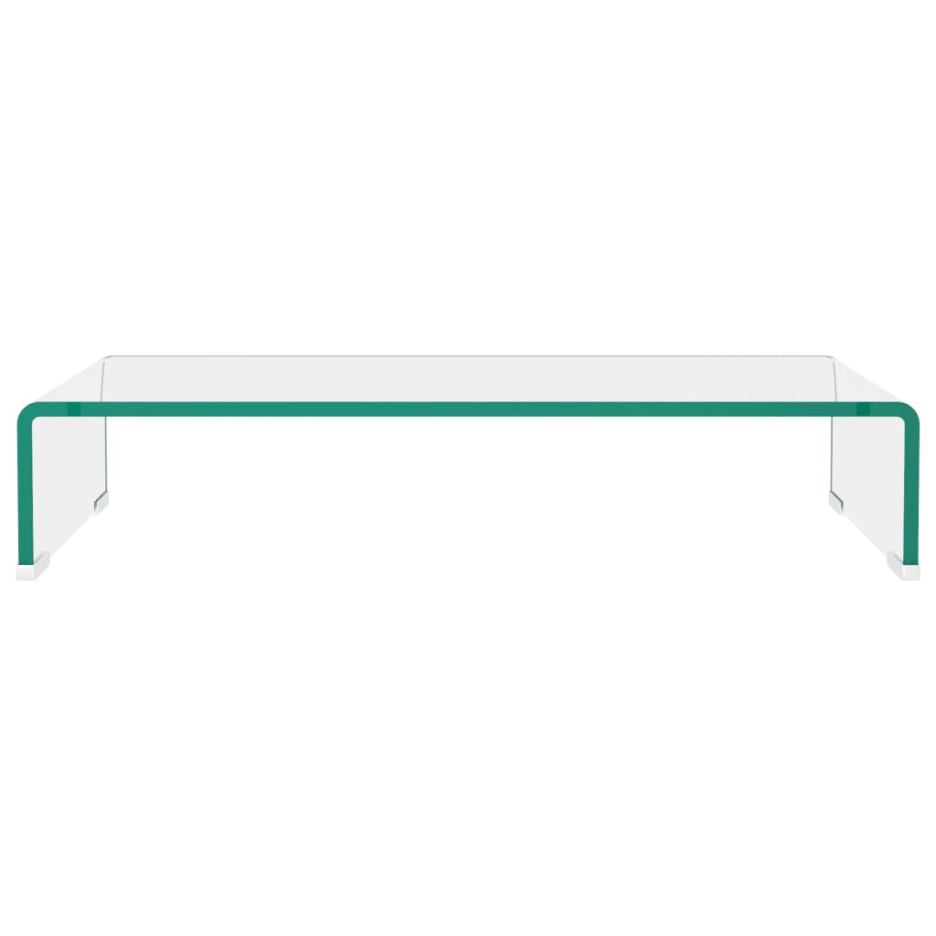 Stalak za TV /Monitor Prozirno Staklo 60x25x11 cm