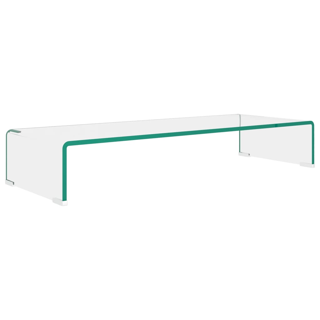 Stalak za TV /Monitor Prozirno Staklo 80x30x13 cm