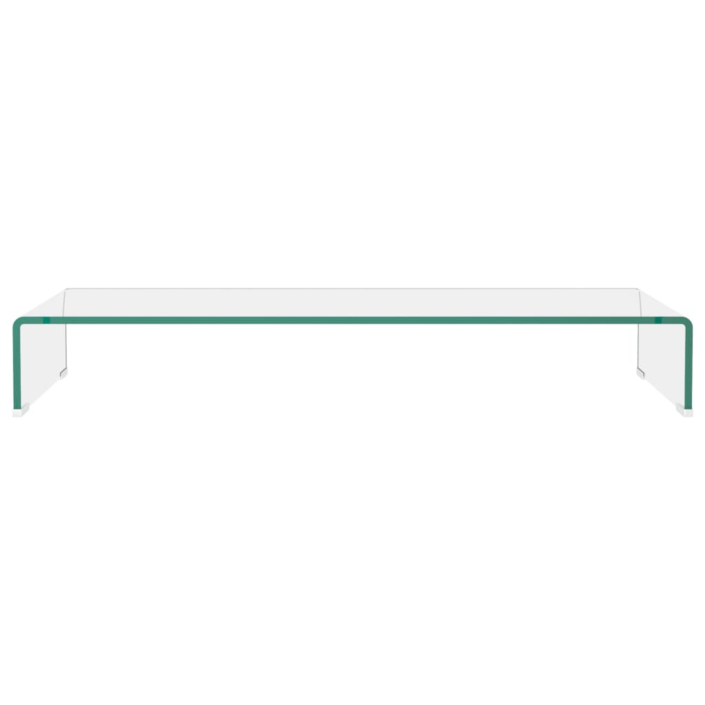 Stalak za TV /Monitor Prozirno Staklo 90x30x13 cm