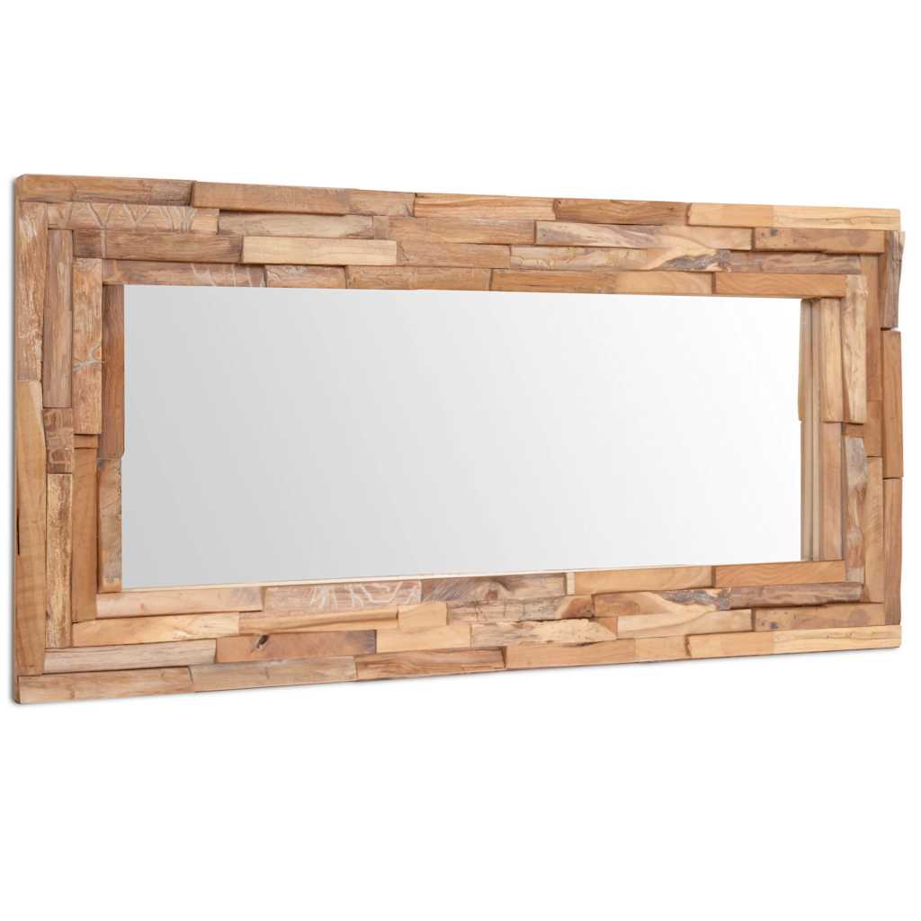 Ukrasno Ogledalo od Tikovine 120x60 cm Pravokutno