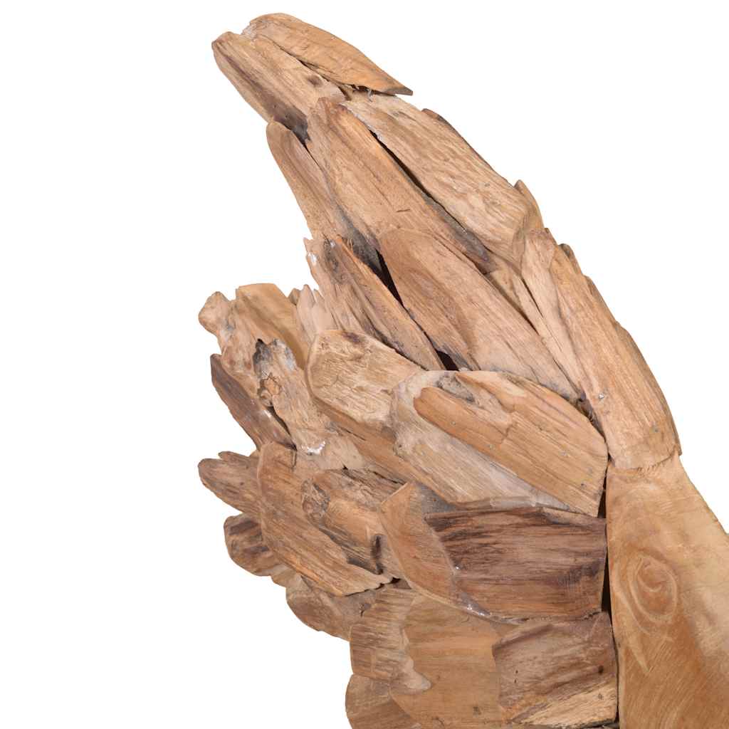 Riba Skulptura od tikovine 40x12x57 cm