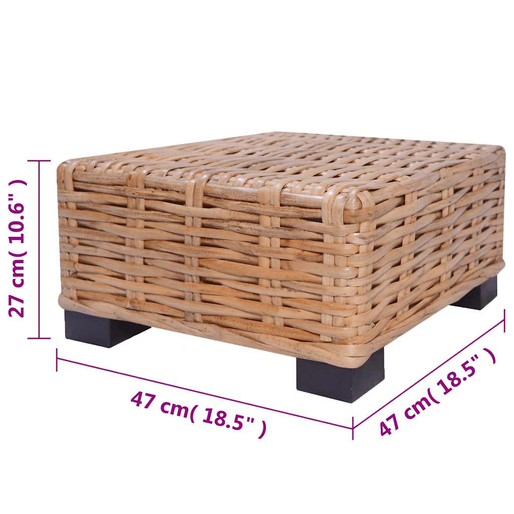 Sofa Set 18 kom Prirodni Ratan