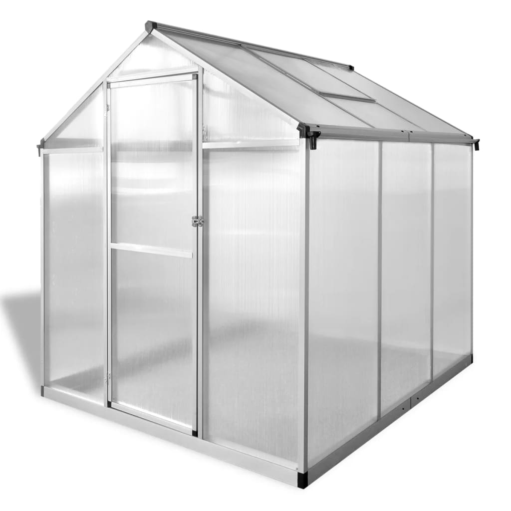 Staklenik od ojačanog aluminija 3,46 m³