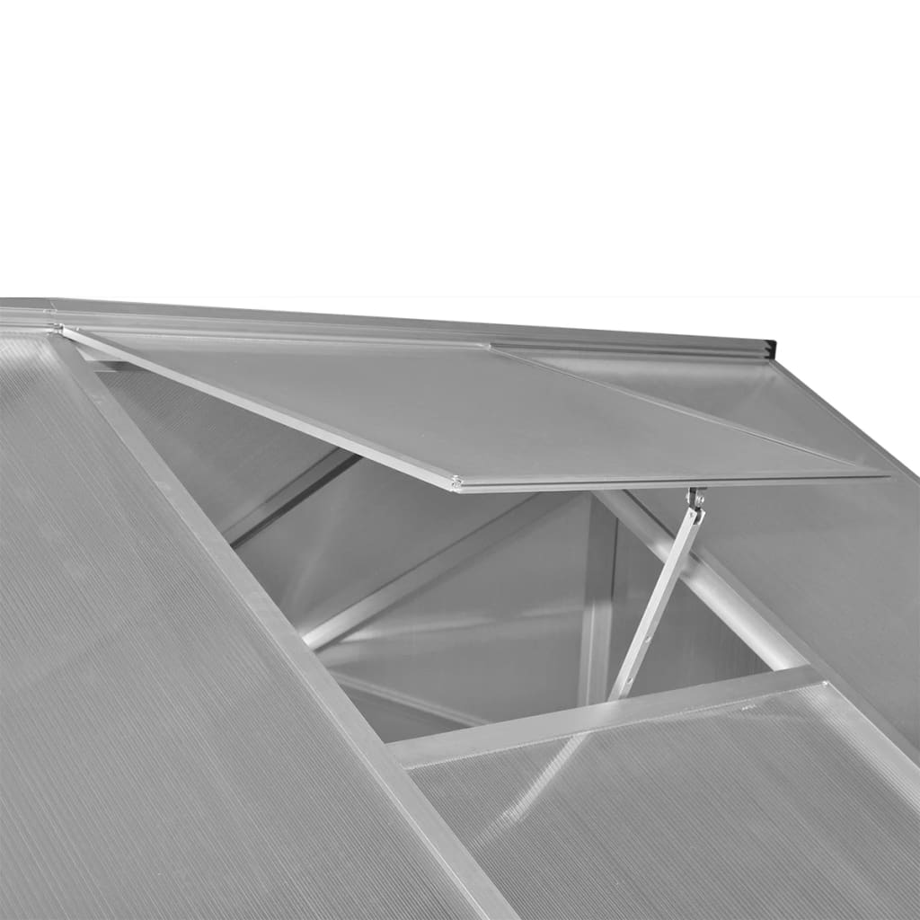 Staklenik od ojačanog aluminija 3,46 m³