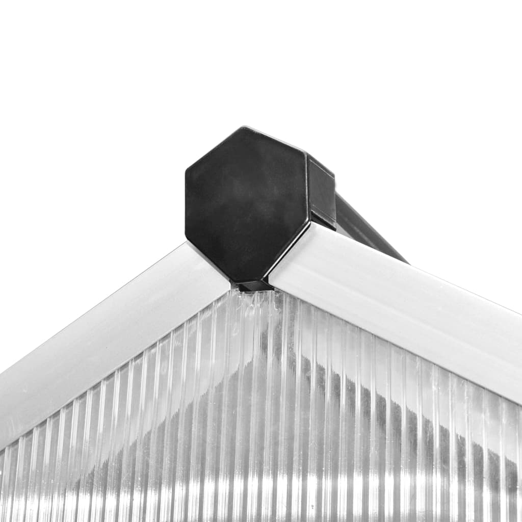 Staklenik od ojačanog aluminija 10,53 m³