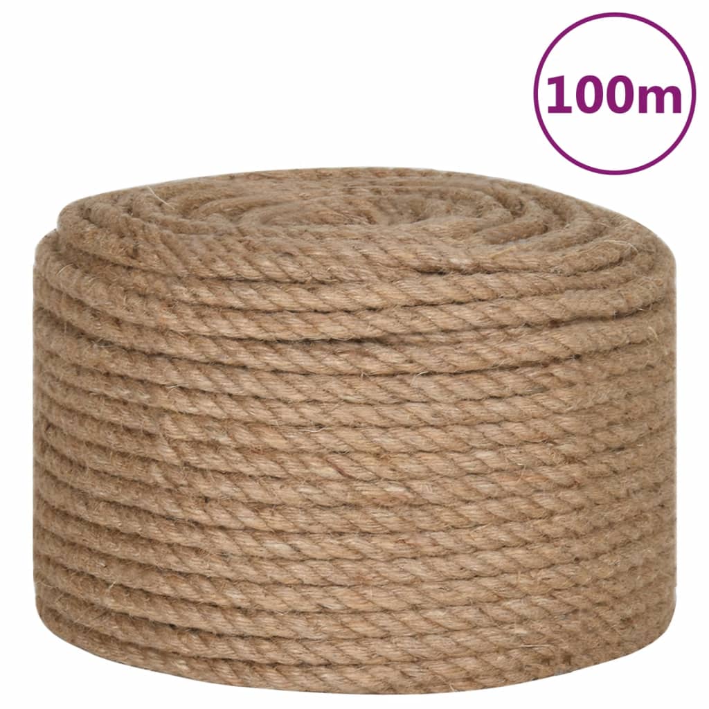 Uže od 100% Jute 14 mm 100 m