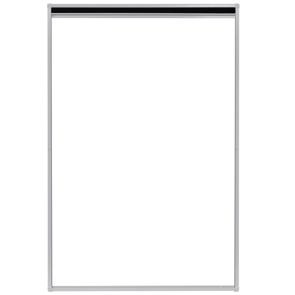 Plisirani Zaslon Protiv Insekata za Prozore Aluminijski 80x120 cm