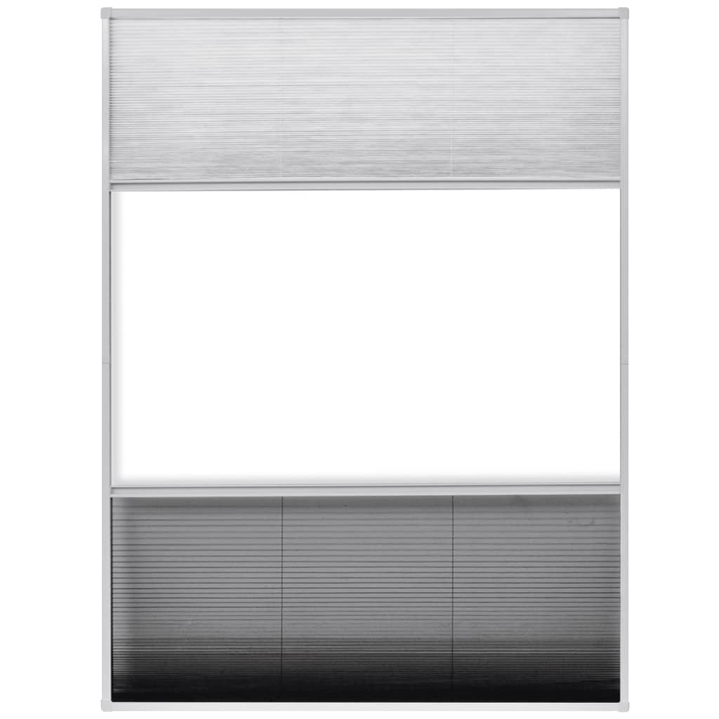 Zaslon Protiv Insekata za Prozore Aluminijski 60x80 cm sa Sjenilom