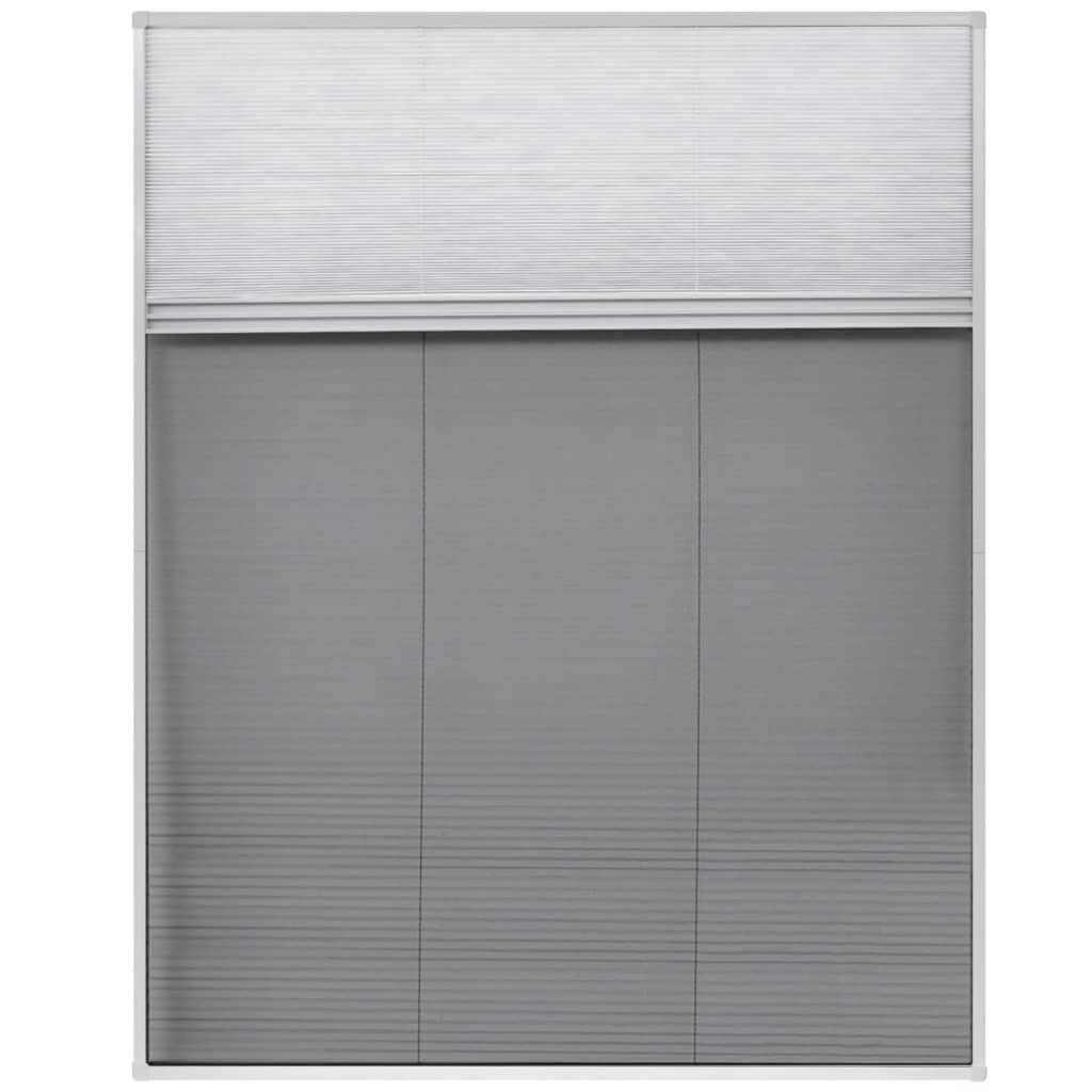 Zaslon Protiv Insekata za Prozore Aluminijski 80x100 cm sa Sjenilom