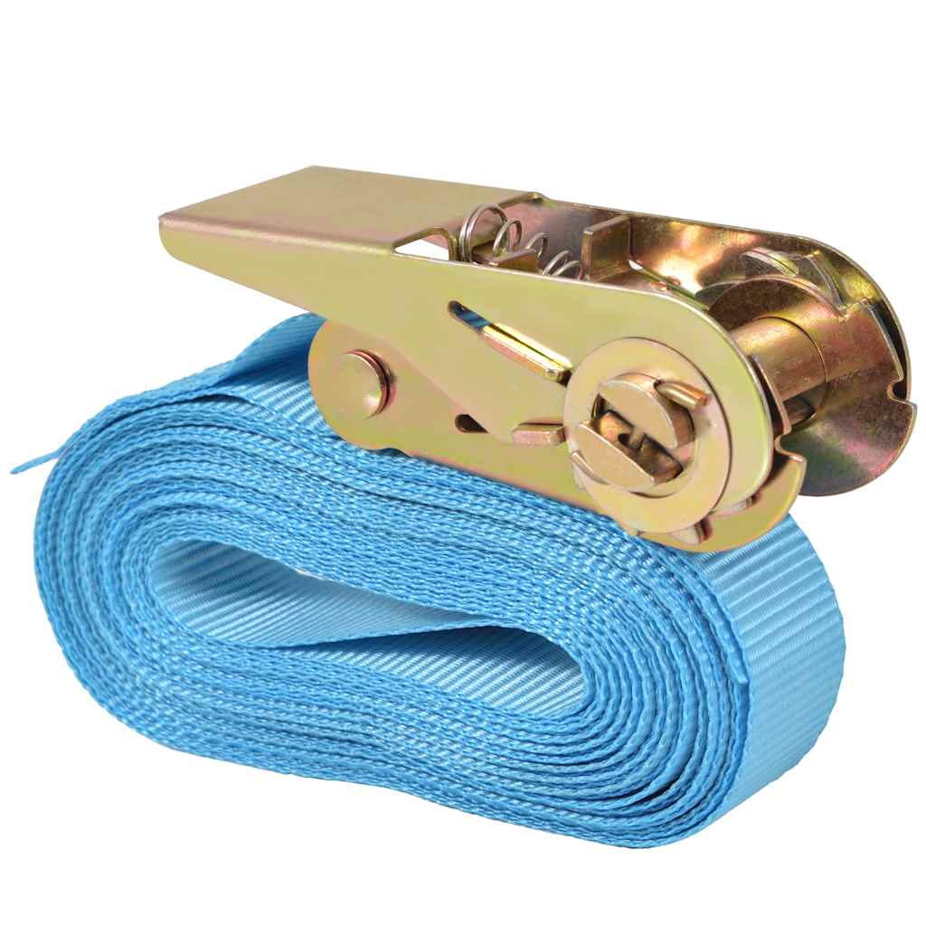 Trake za Vezanje Tereta 4 kom 0,8 Tona 6mx25mm Plave