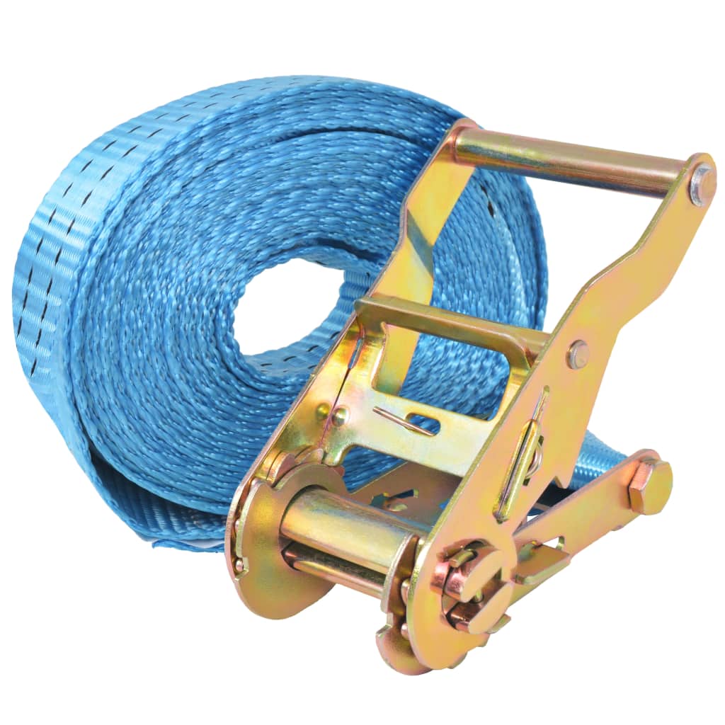 Trake za Vezanje Tereta 10 kom 2 Tone 6mx38mm Plave