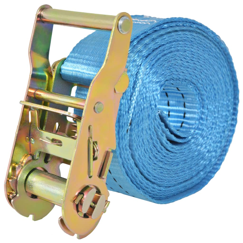 Trake za Vezanje Tereta 10 kom 2 Tone 6mx38mm Plave