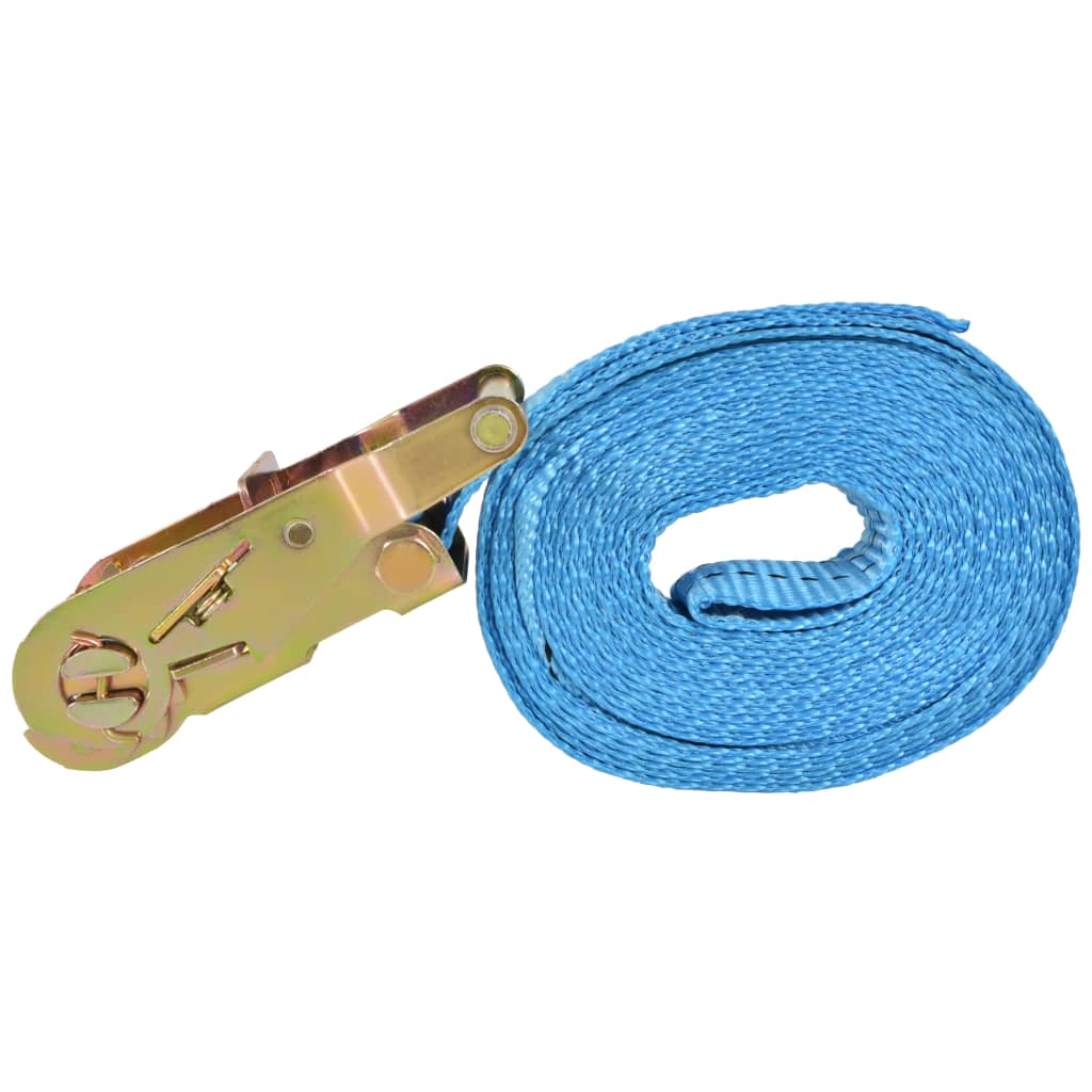 Trake za Vezanje Tereta 10 kom 2 Tone 6mx38mm Plave
