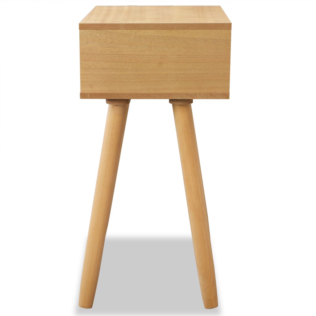 Noćni Ormarići 2 kom Masivna Borovina 40x30x61 cm Smeđi