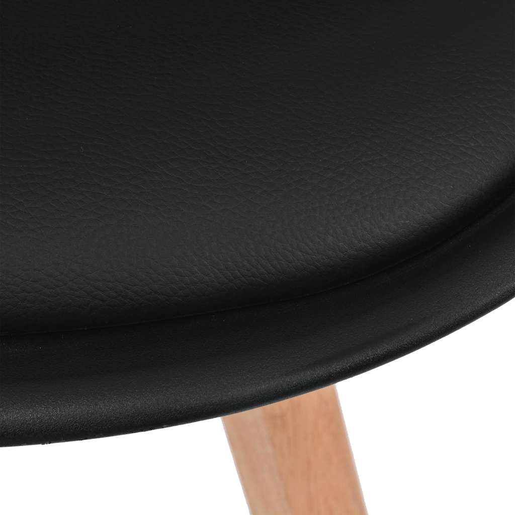 Blagovaonske stolice 4 kom crne plastične