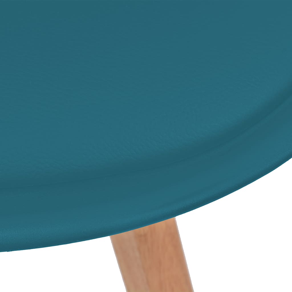 Blagovaonske stolice 4 kom tirkizne plastične
